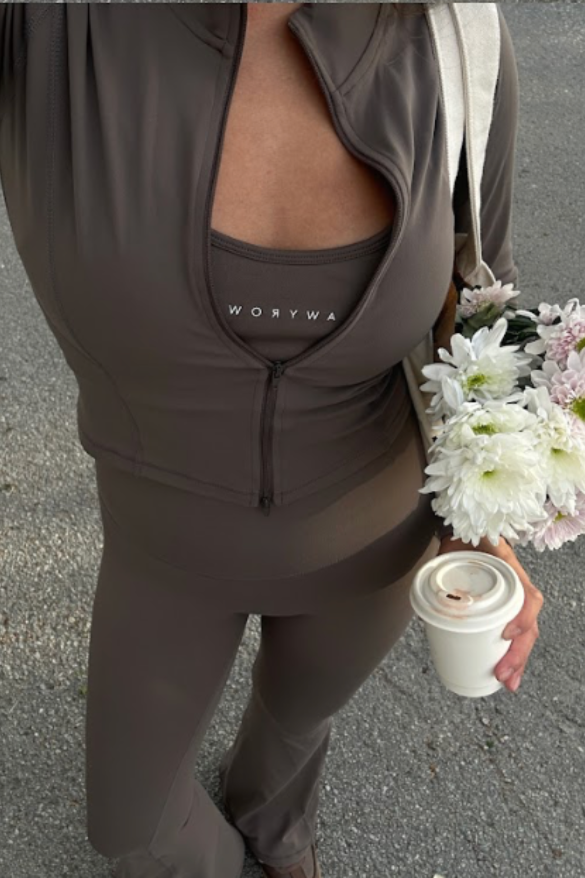 Mocha Mist Soft Zip Jacket