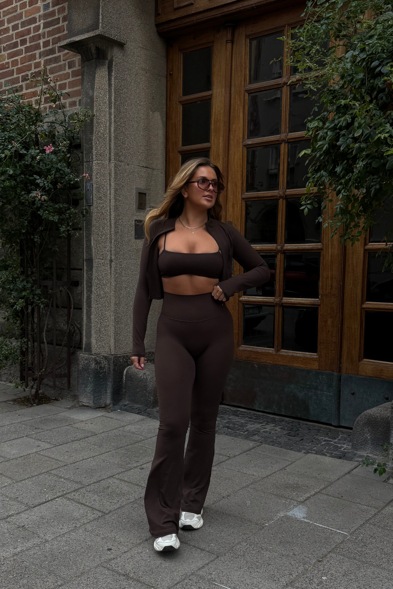 Soft Flared Pants - Espresso