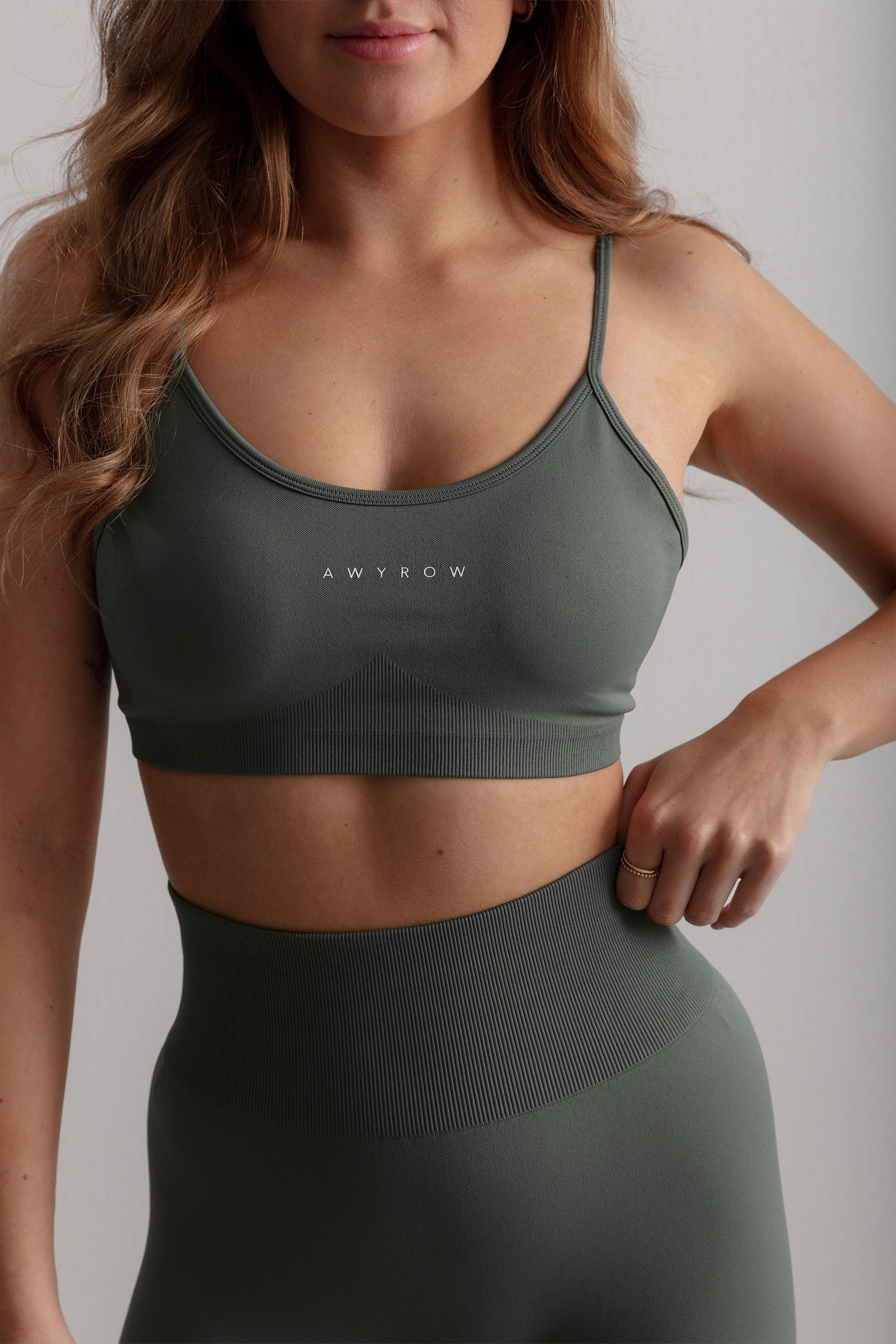Sage Khaki Sculpt Seamless Bra