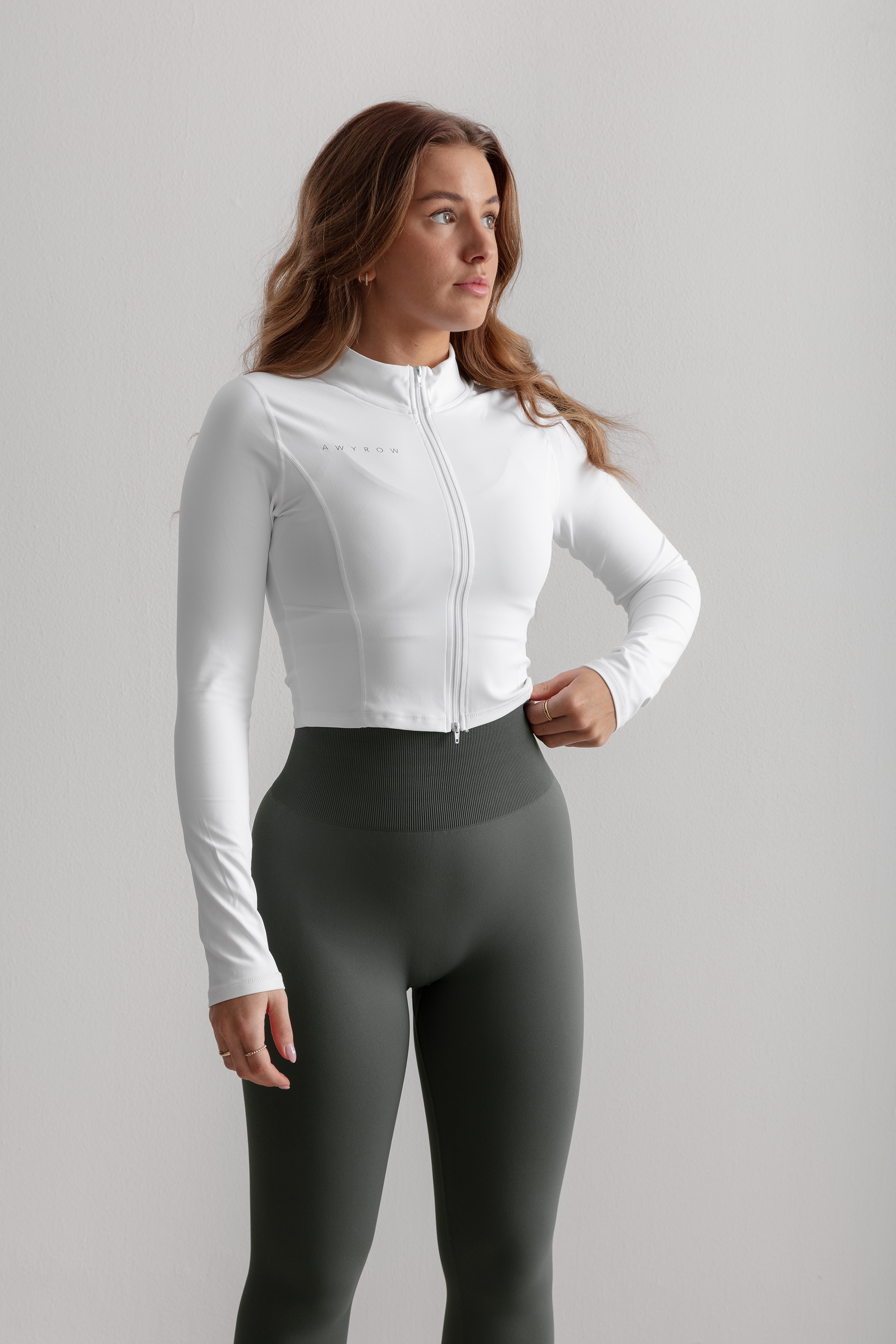 White Soft Zip Jacket