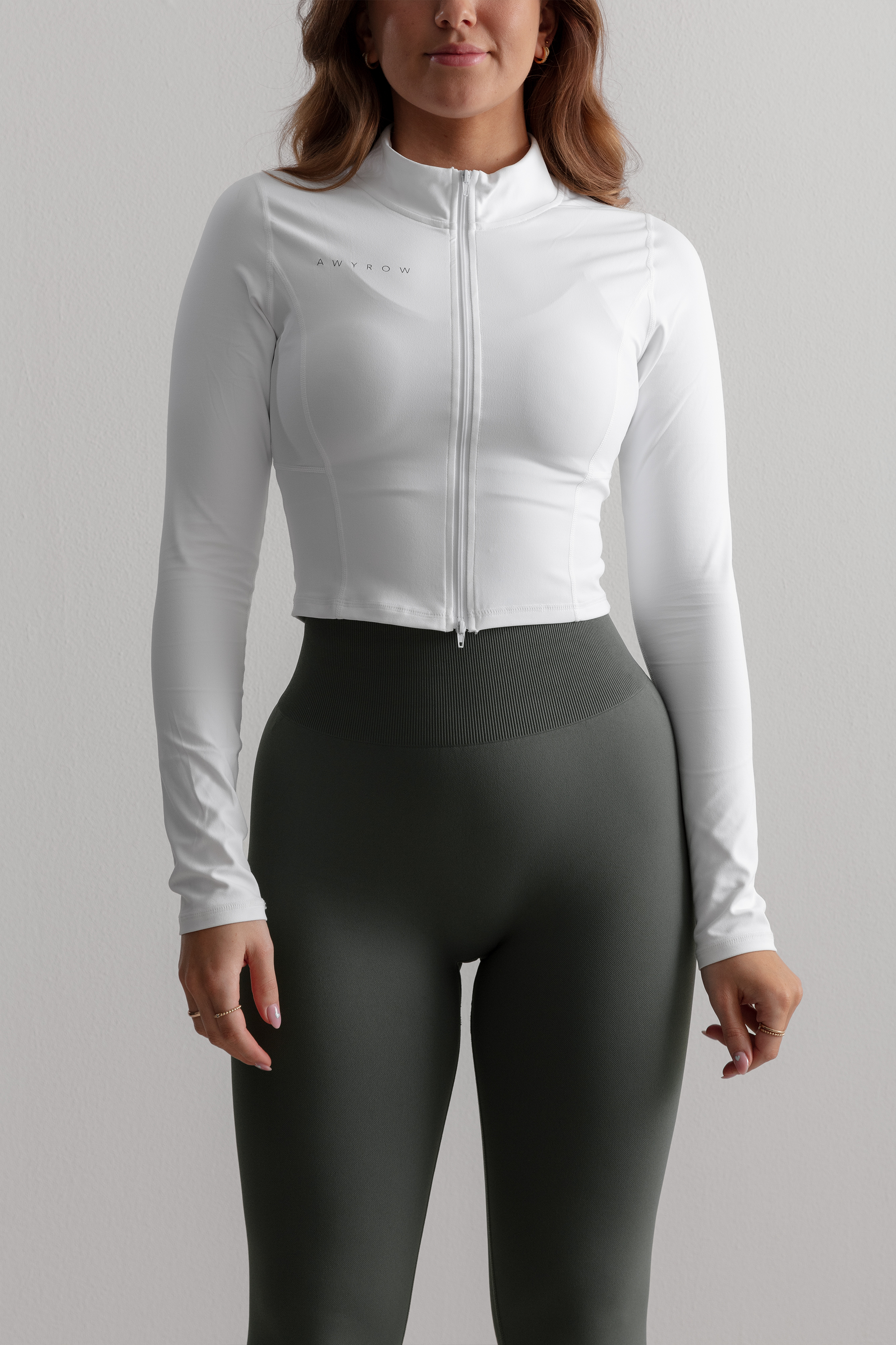 White Soft Zip Jacket