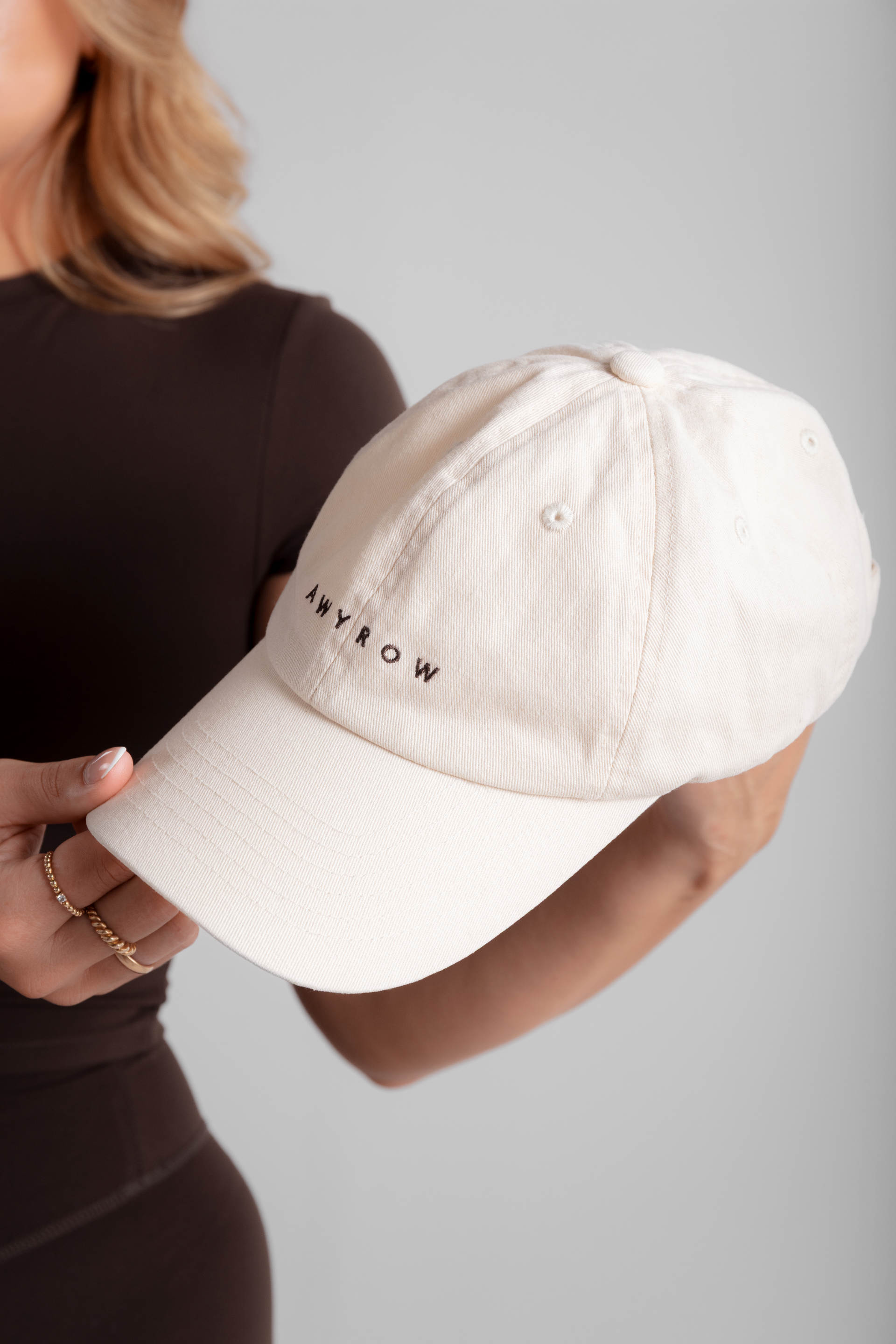 Cream AWY Cap