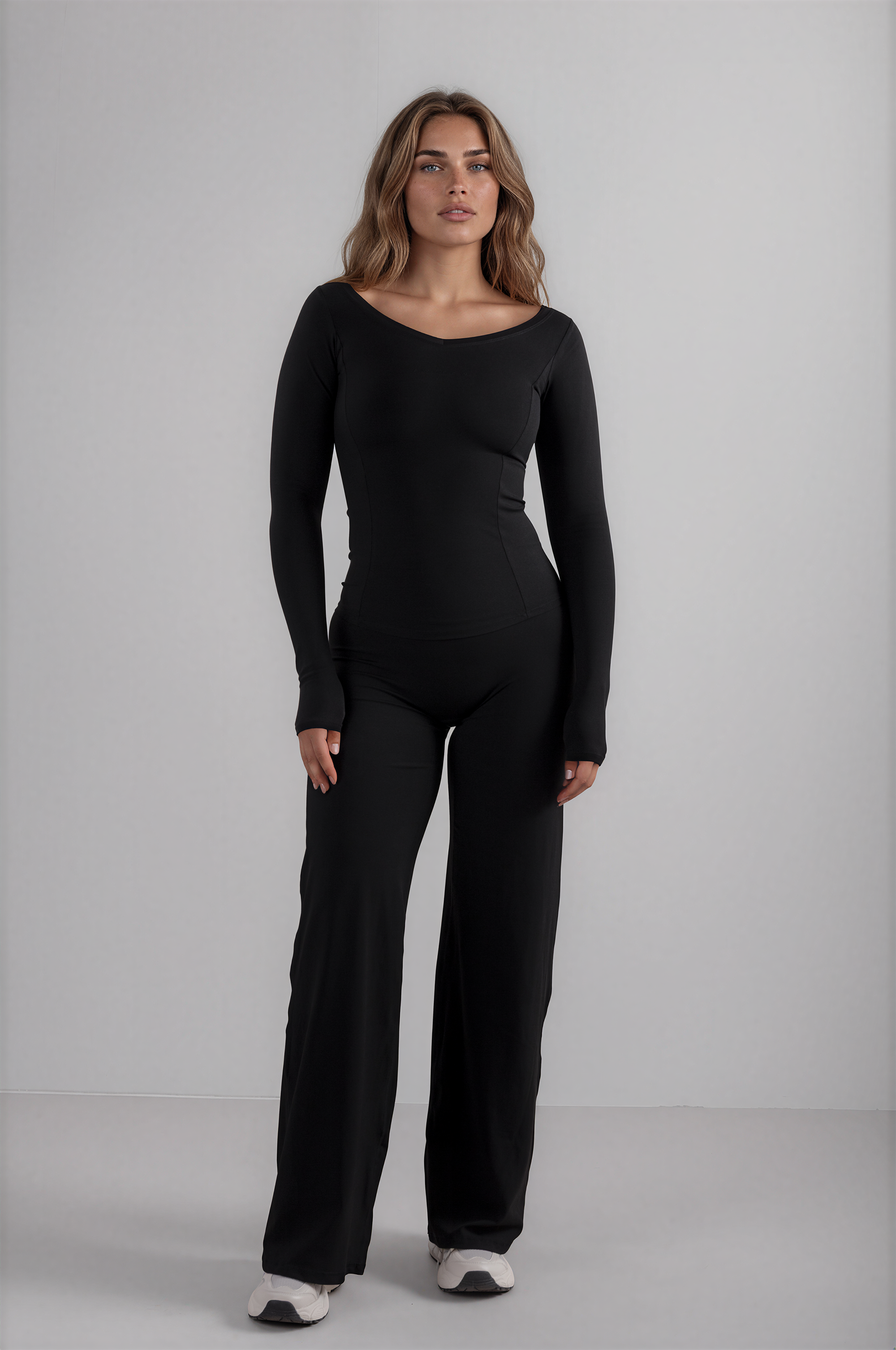 Forme Straight Pants - Black