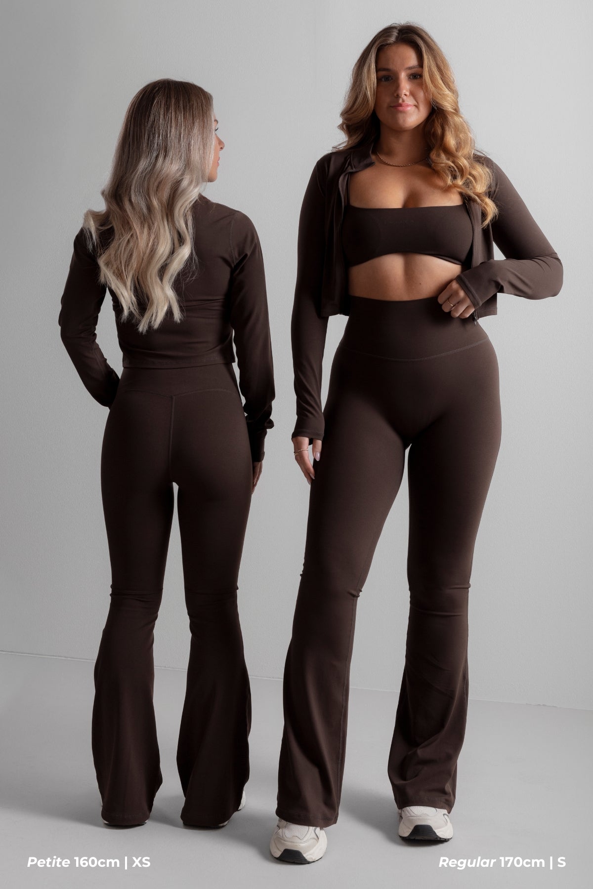 Soft Flared Pants - Espresso