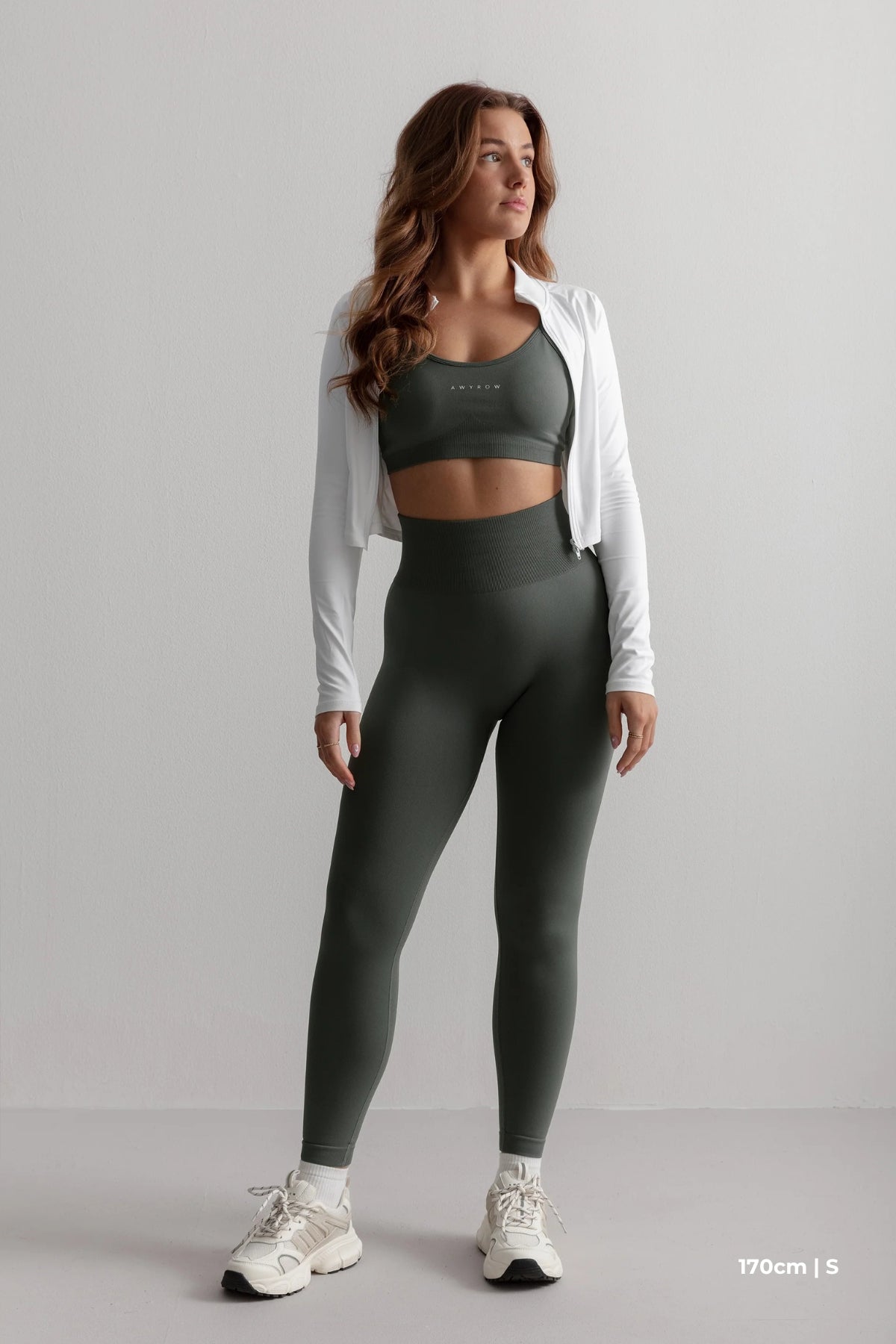 Sculpt Seamless Tights - Sage Khaki