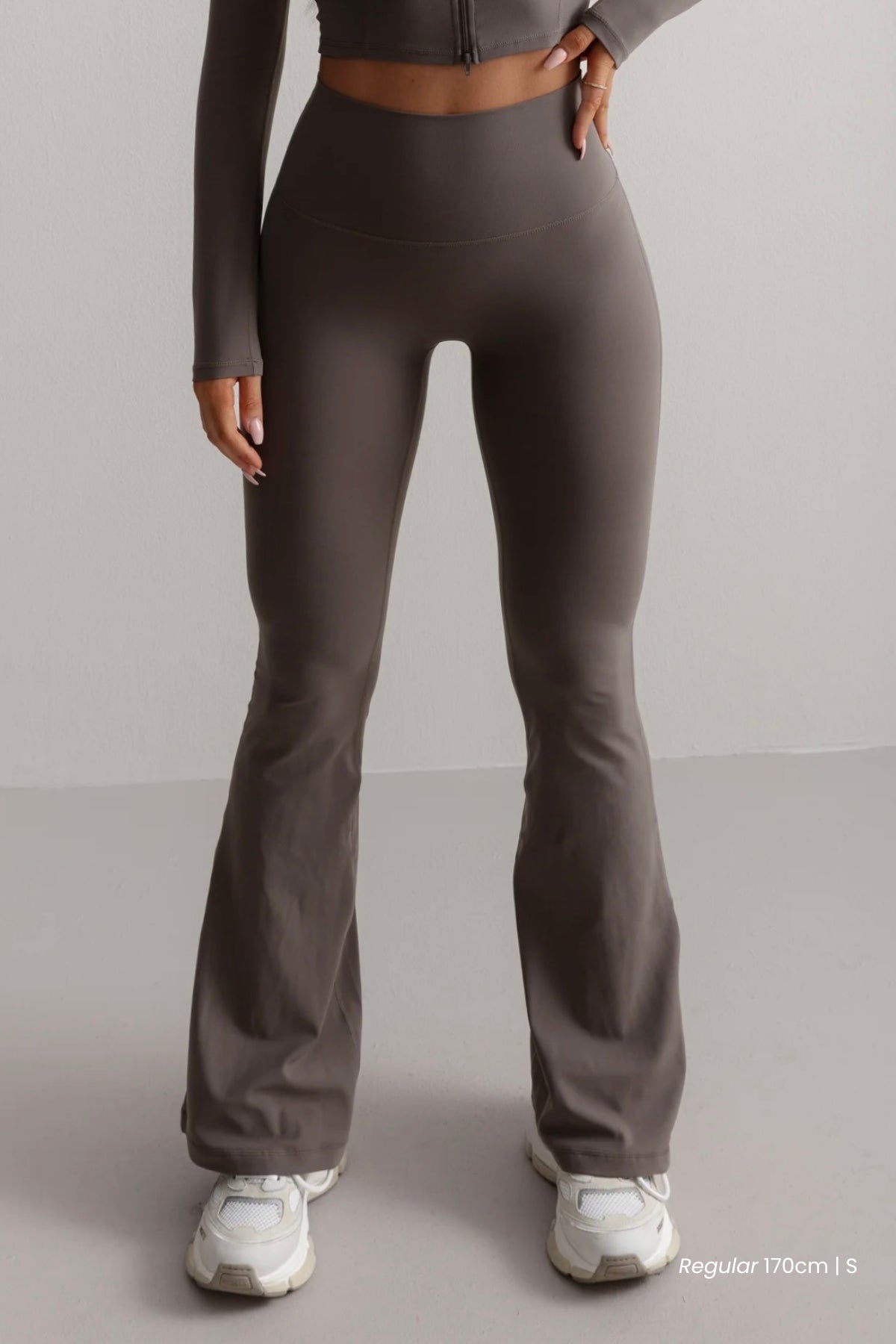 Mocha Mist Soft Flared Pants