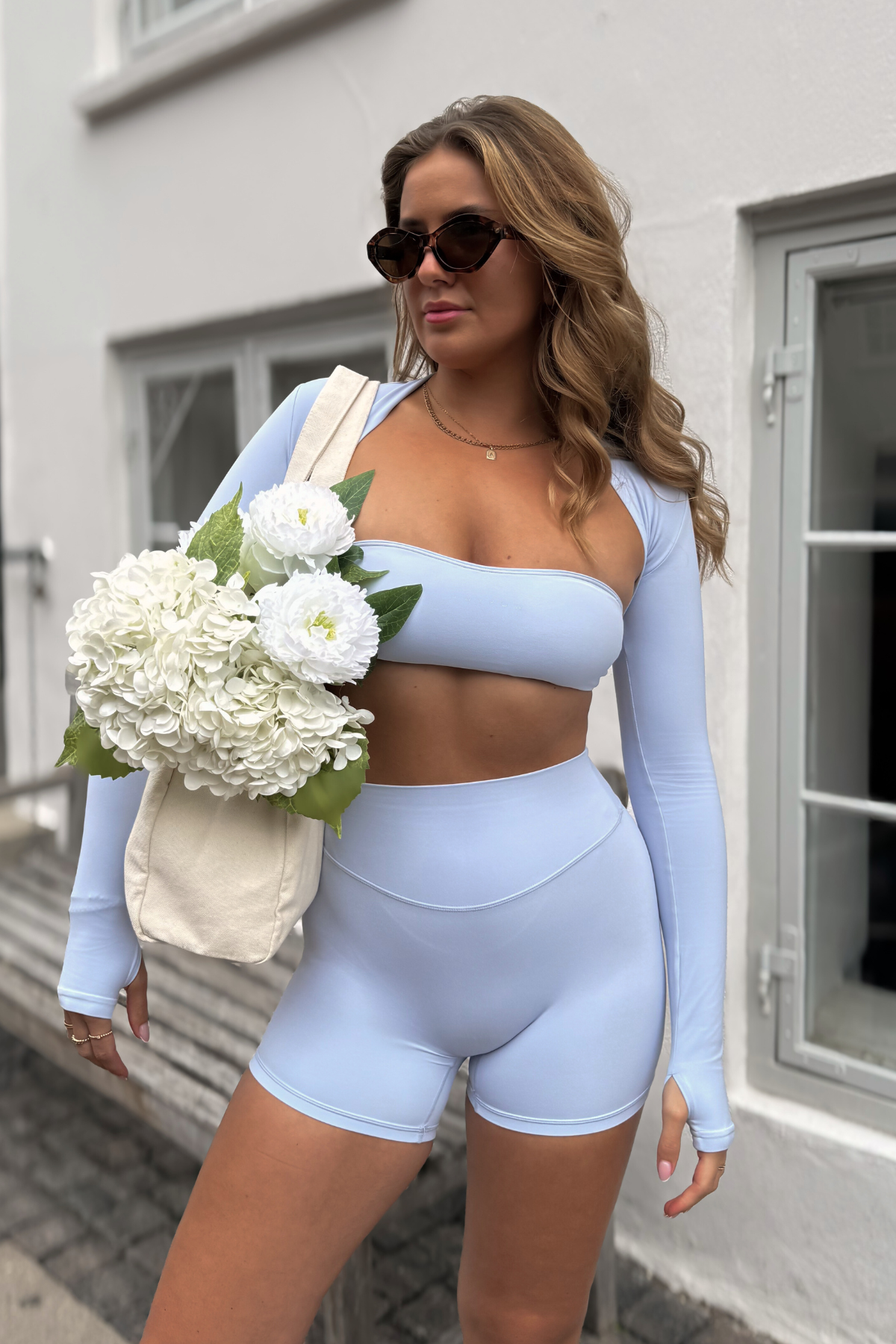 Pale Blue Bare Soft Bandeau