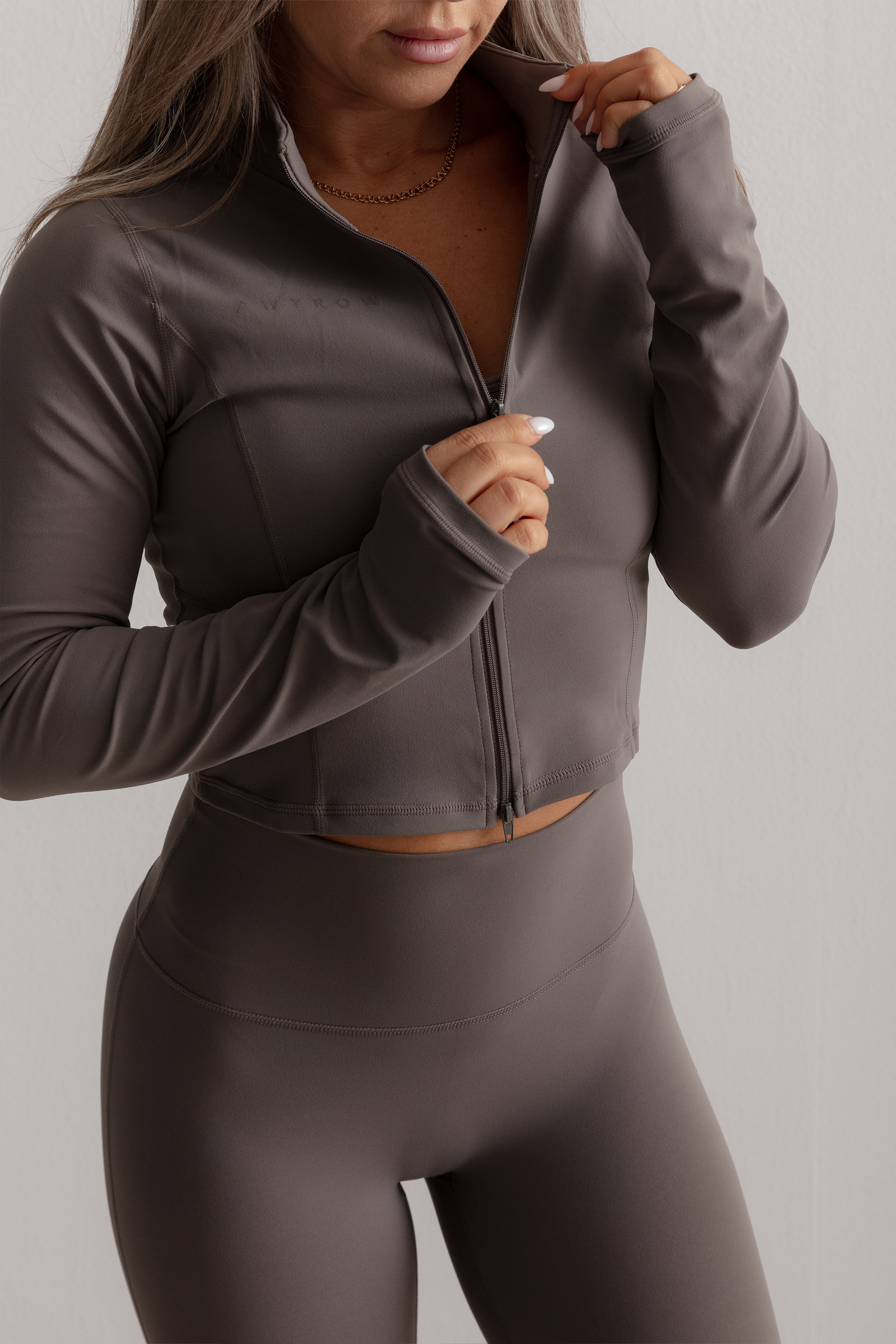 Mocha Mist Soft Zip Jacket