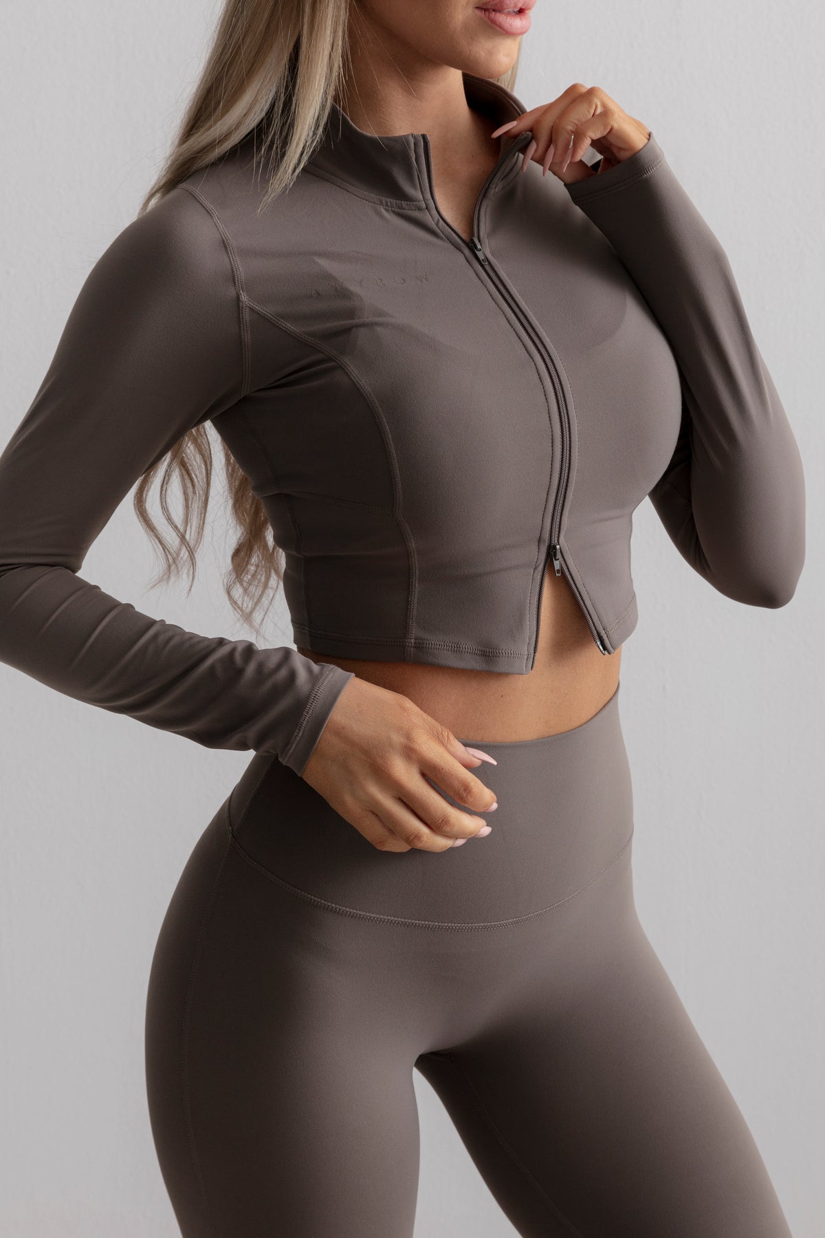 Soft Zip Jacket - Mocha Mist