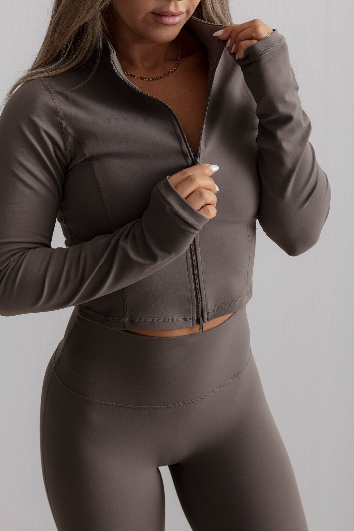 Soft Zip Jacket - Mocha Mist
