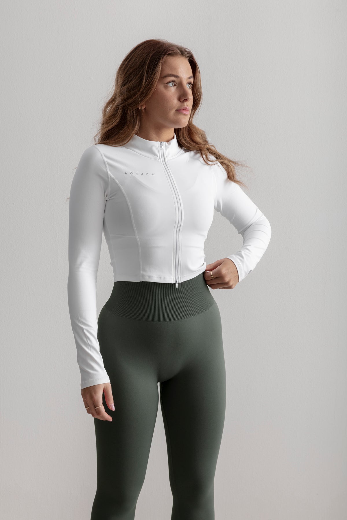 Soft Zip Jacket - White