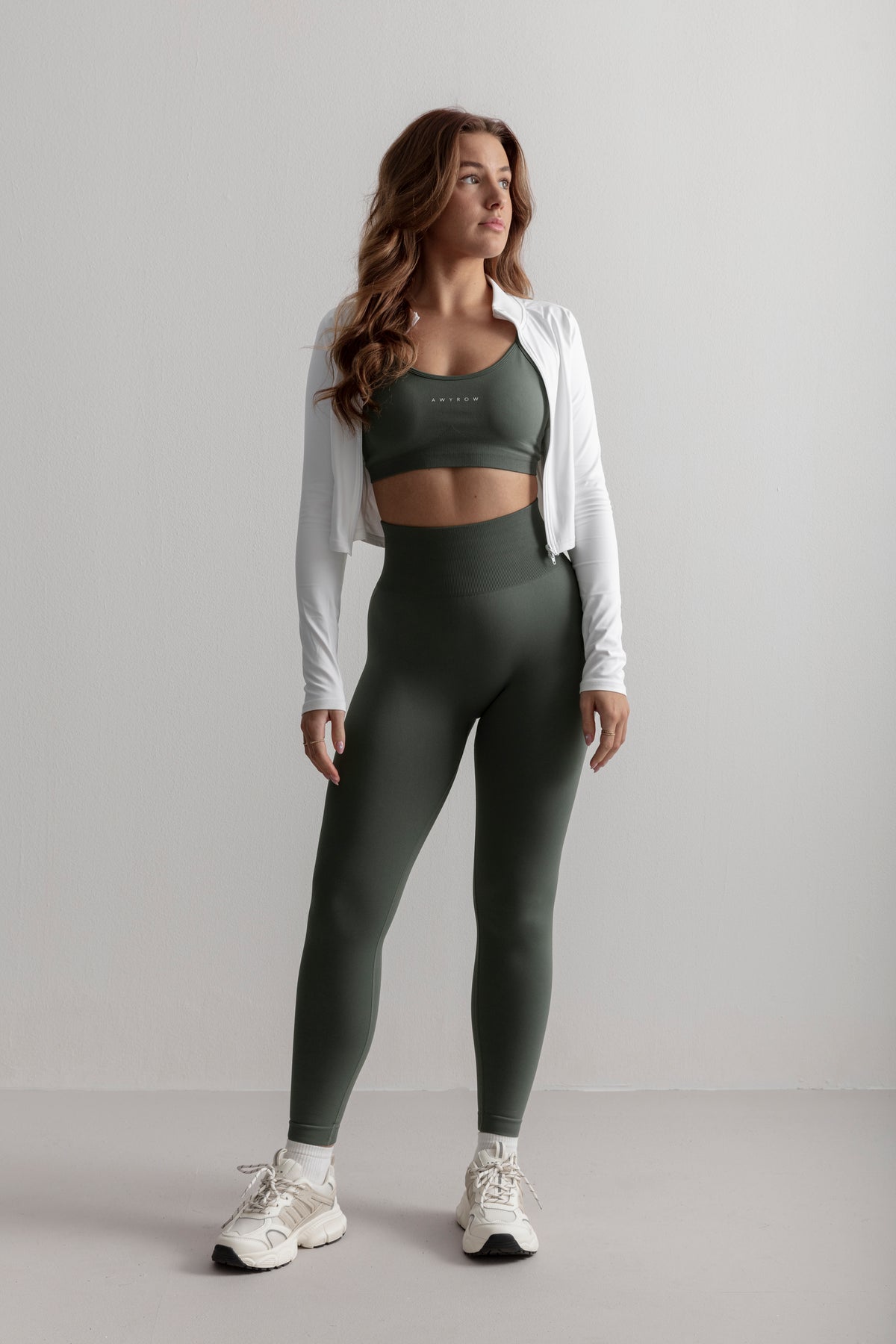 Sculpt Seamless Bra - Sage Khaki