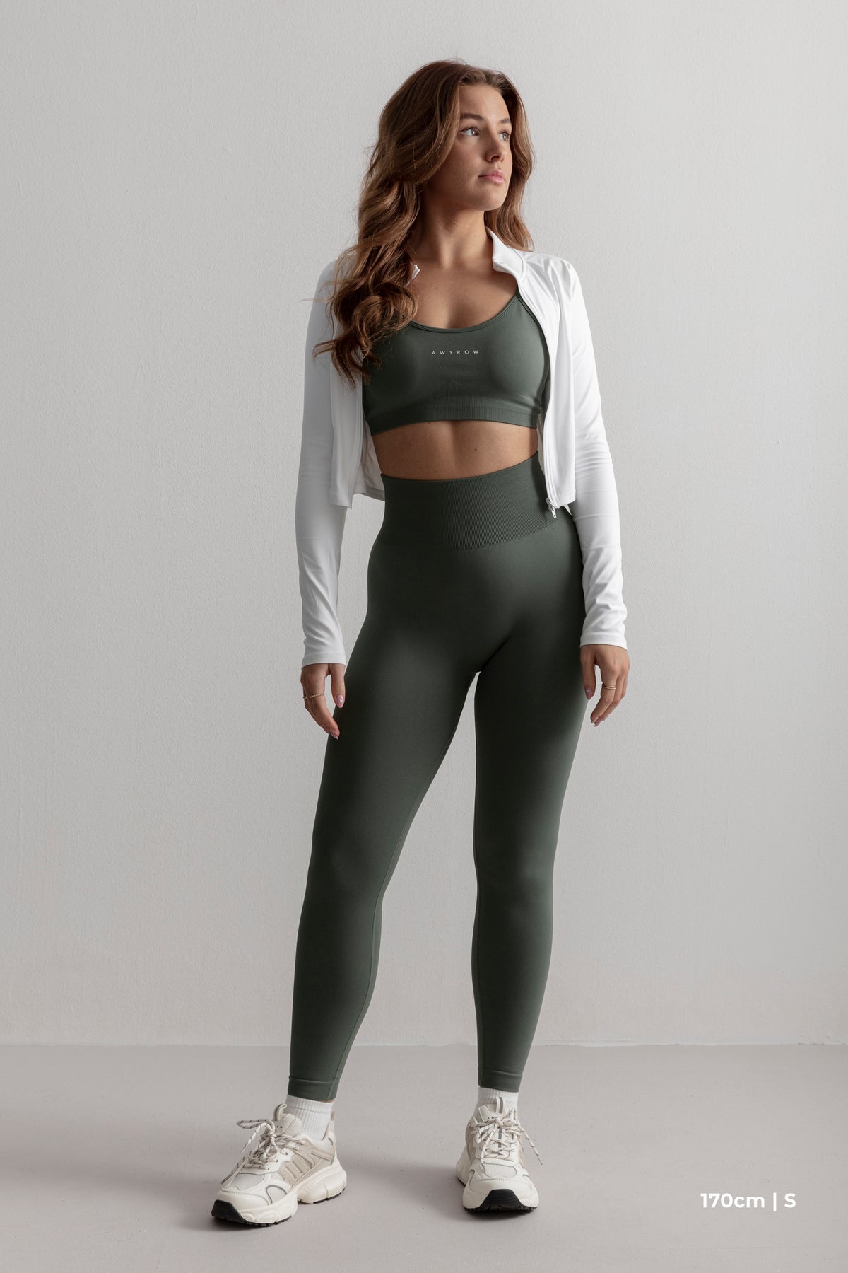 Sculpt Seamless Tights - Sage Khaki