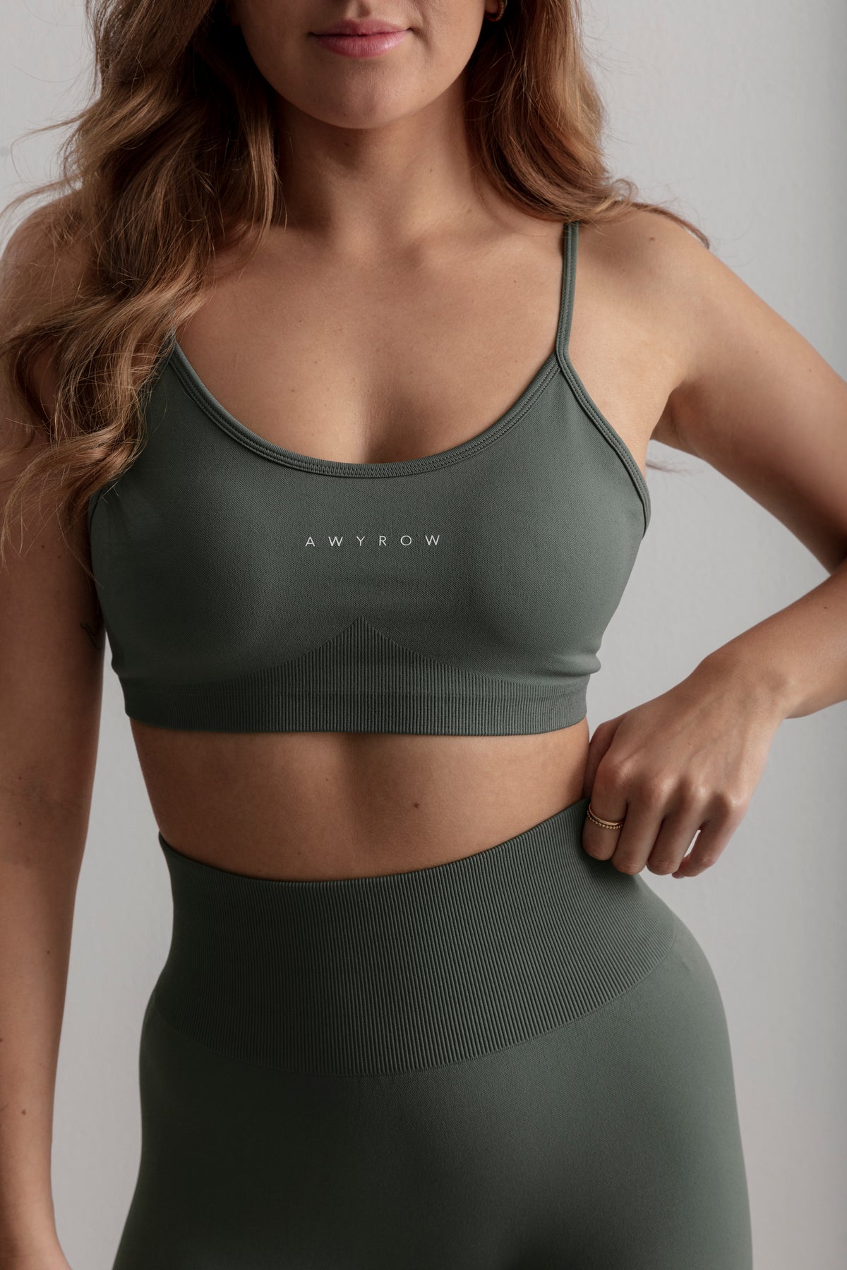 Sculpt Seamless Bra - Sage Khaki
