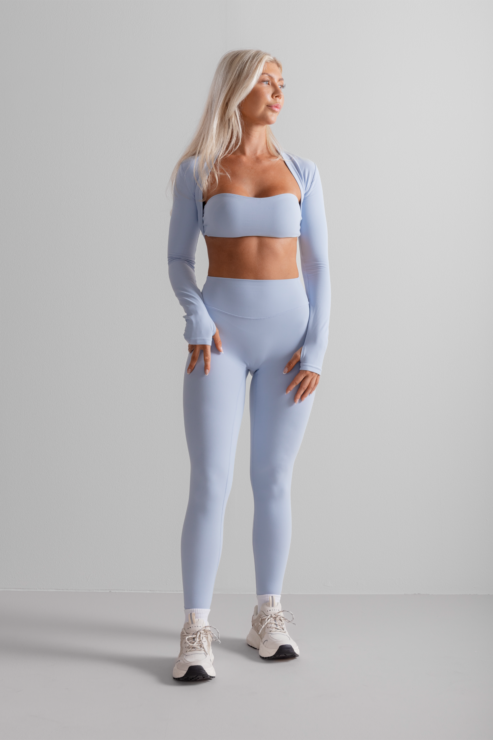 Pale Blue Bare Soft Tights