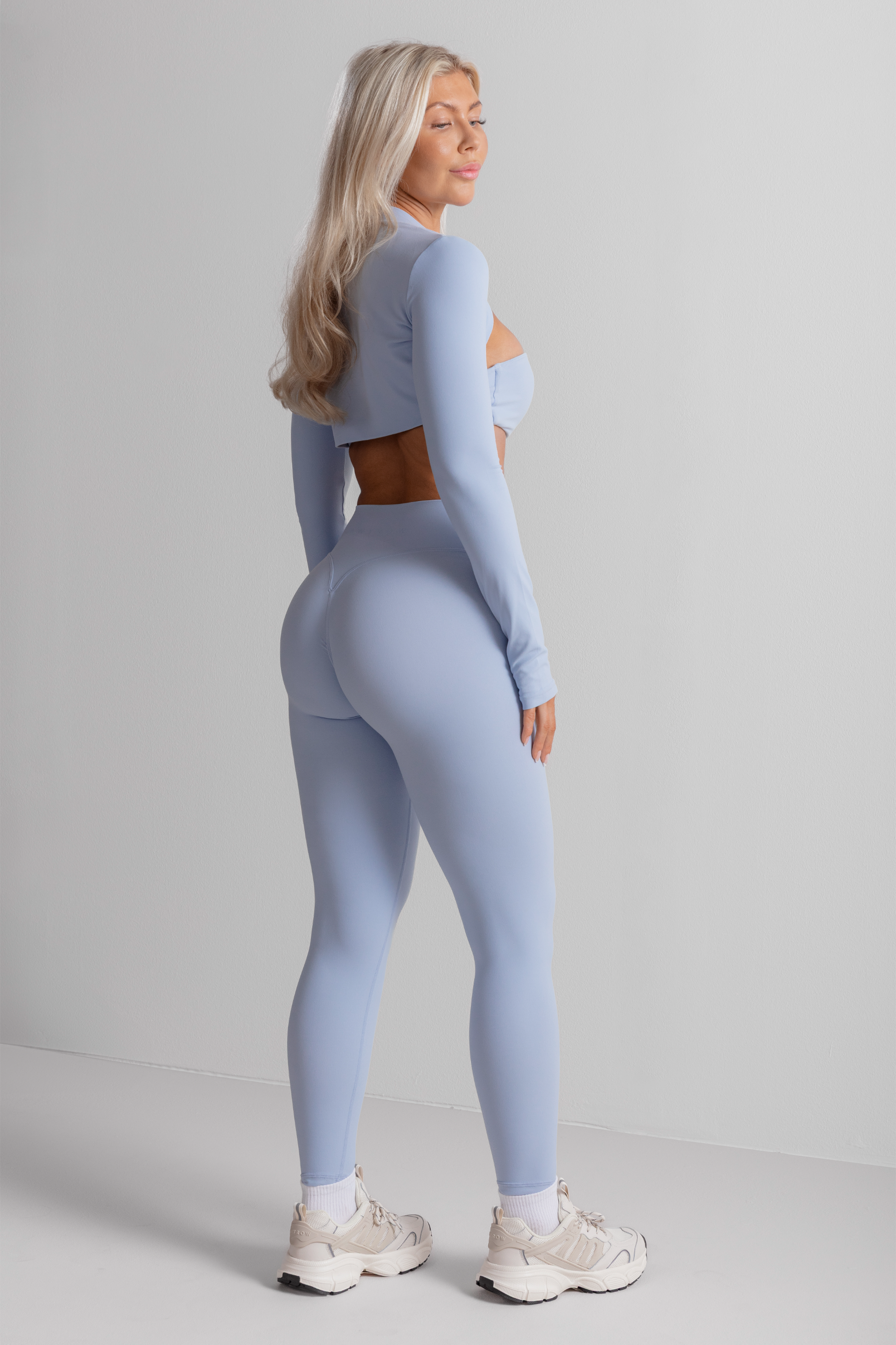 Pale Blue Bare Soft Tights