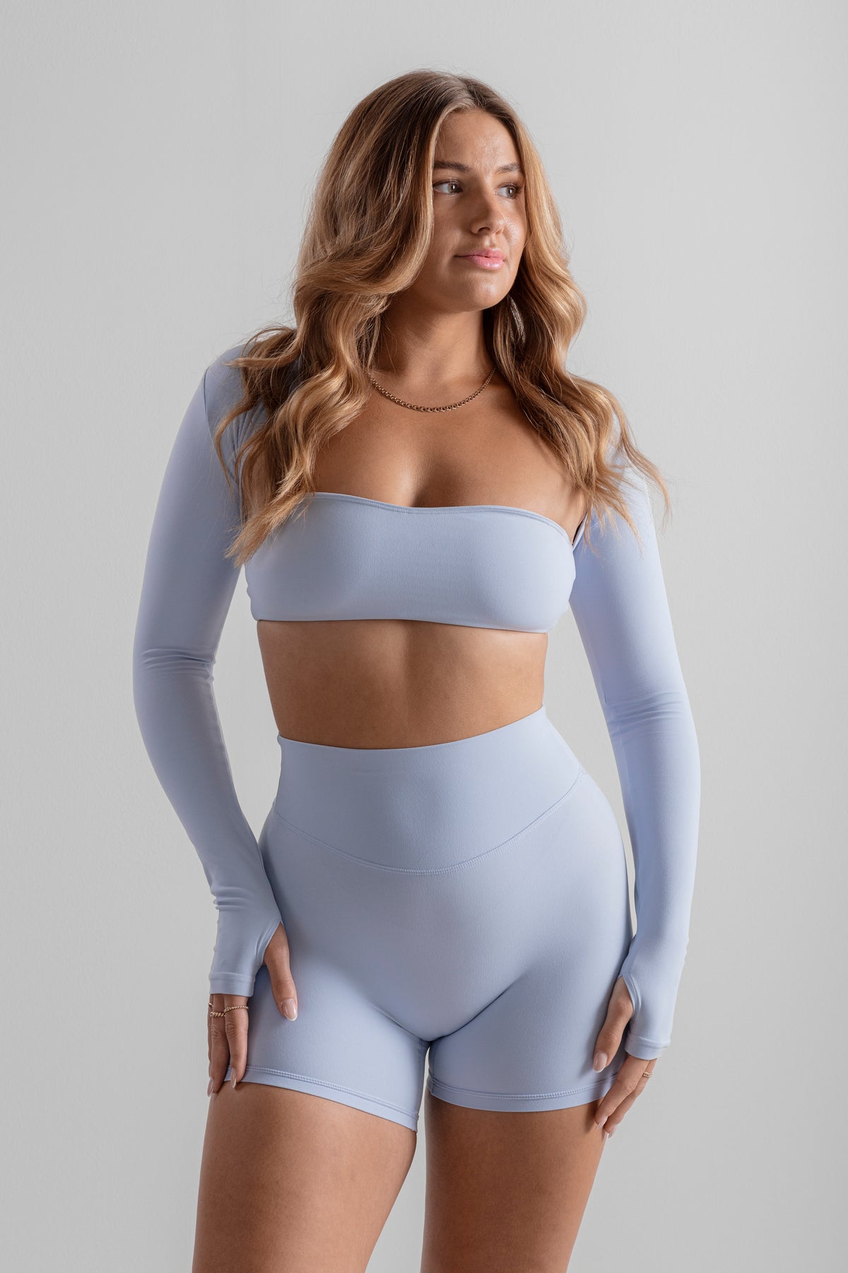 Bare Soft Shorts - Pale Blue