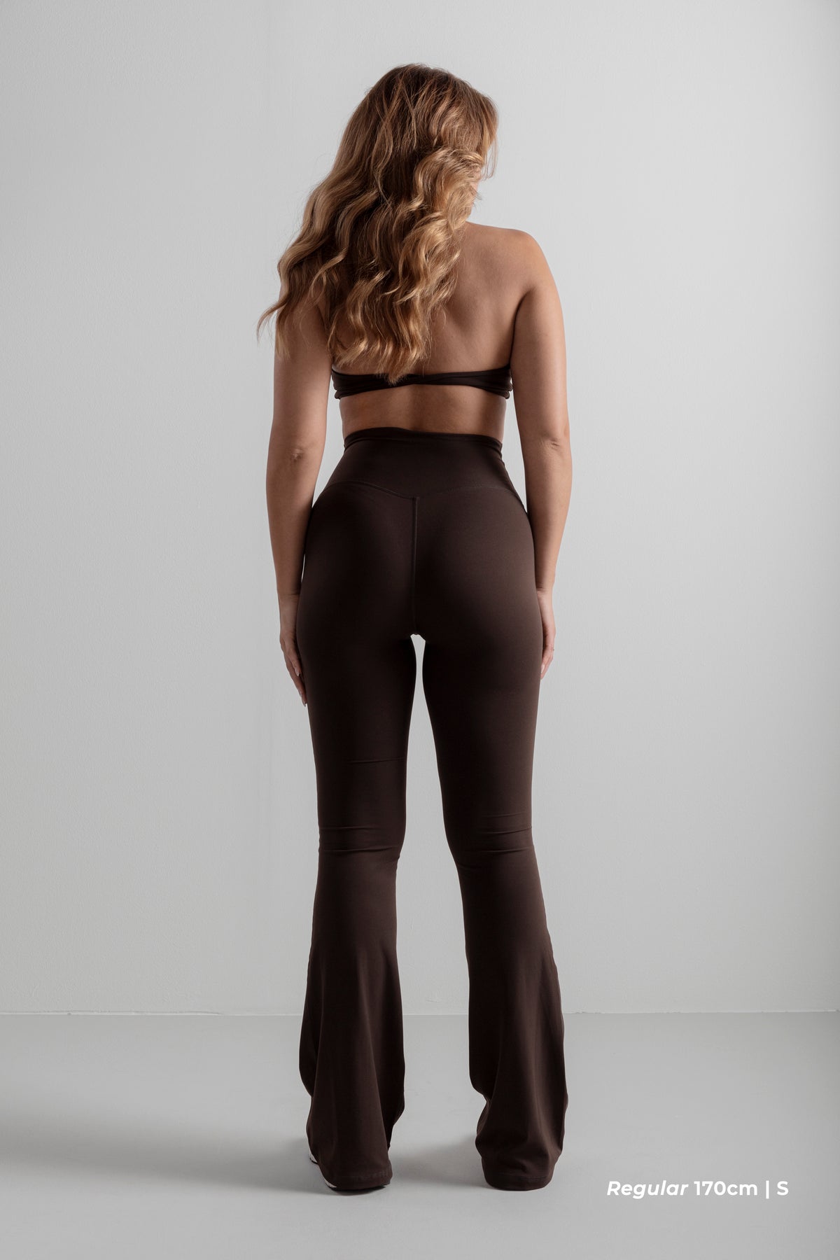 Soft Flared Pants - Espresso