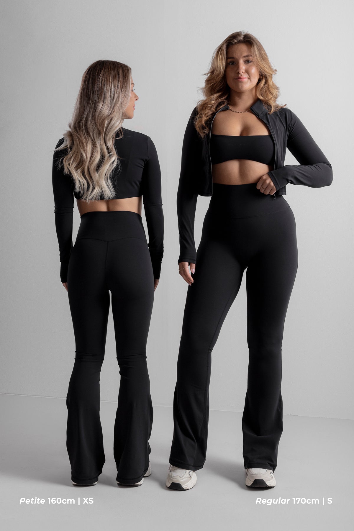 Soft Flared Pants - Black