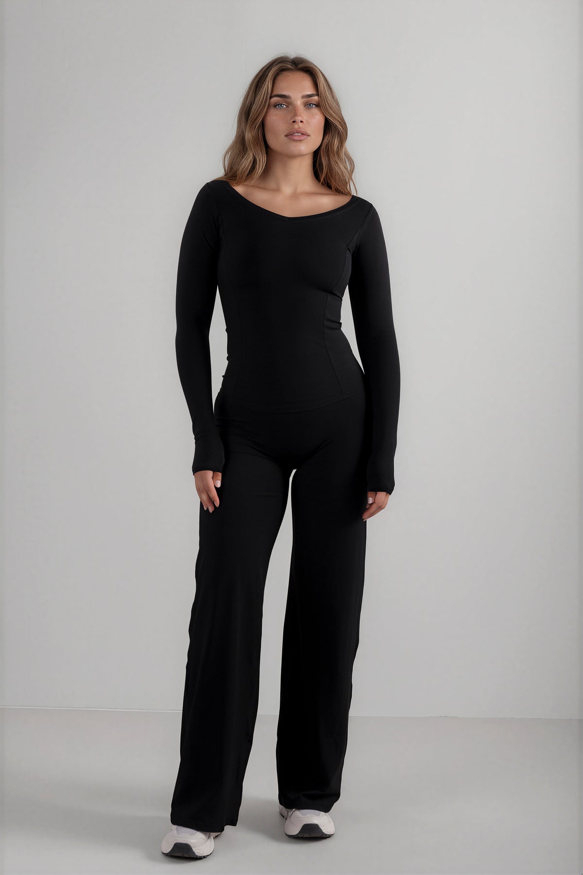 Forme Straight Pants - Black