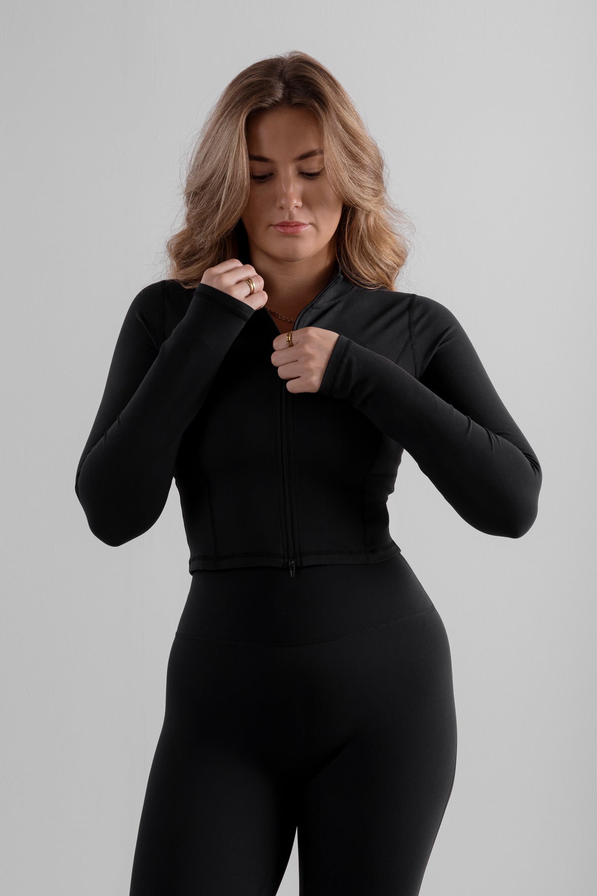 Soft Zip Jacket - Black