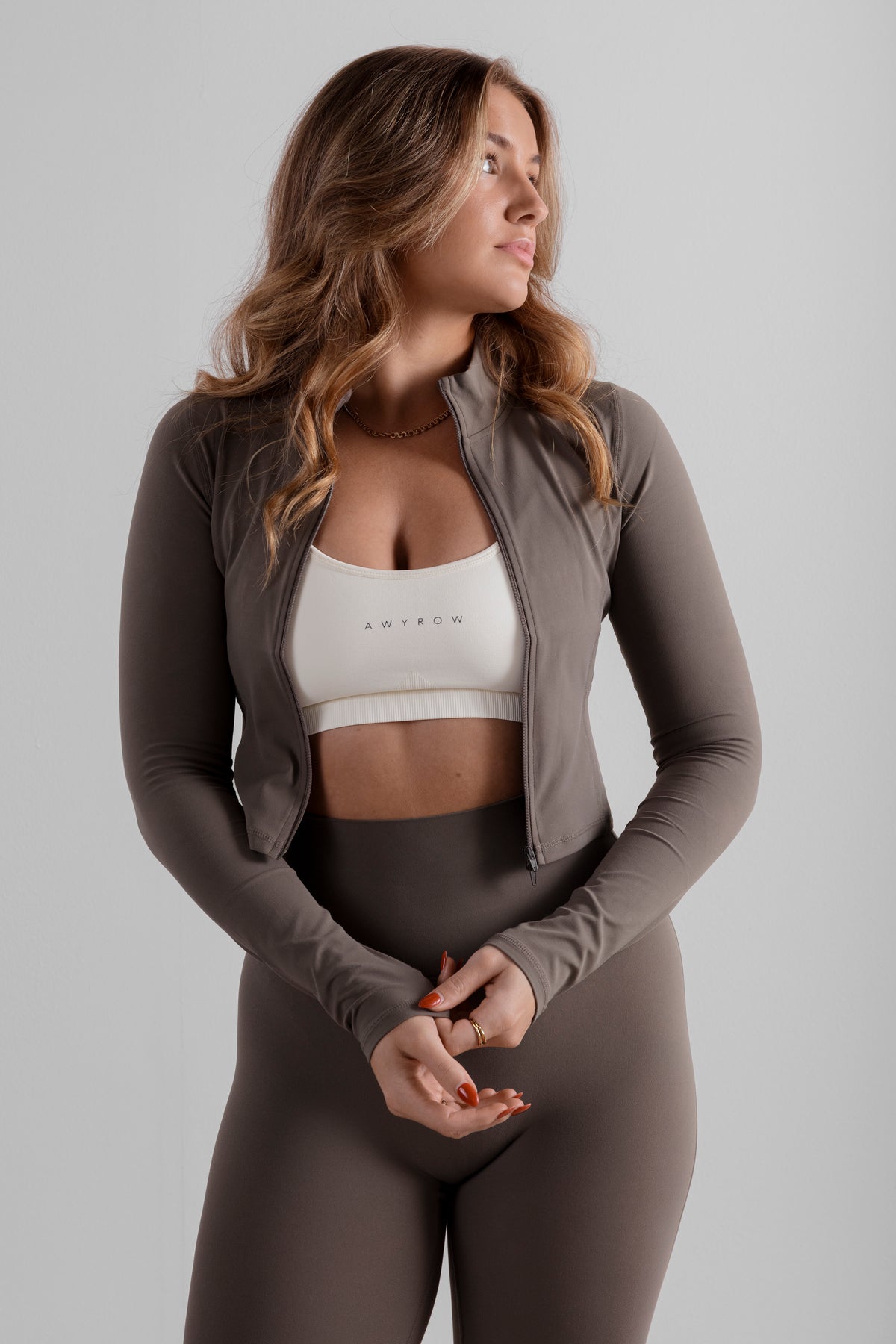 Soft Zip Jacket - Mocha Mist