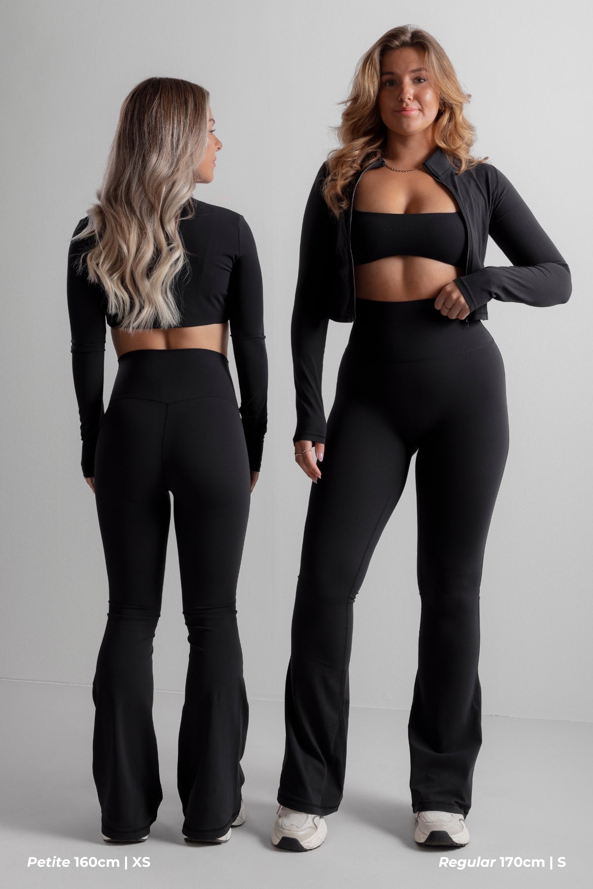 Soft Flared Pants - Black