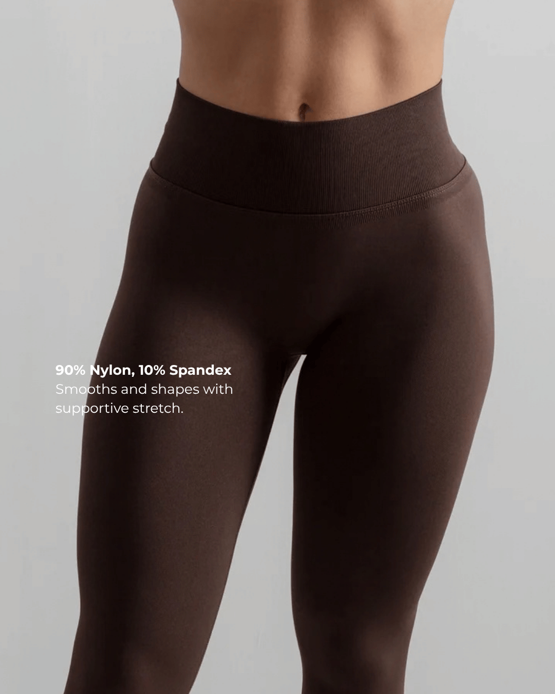 Core Seamless Tights - Cocoa