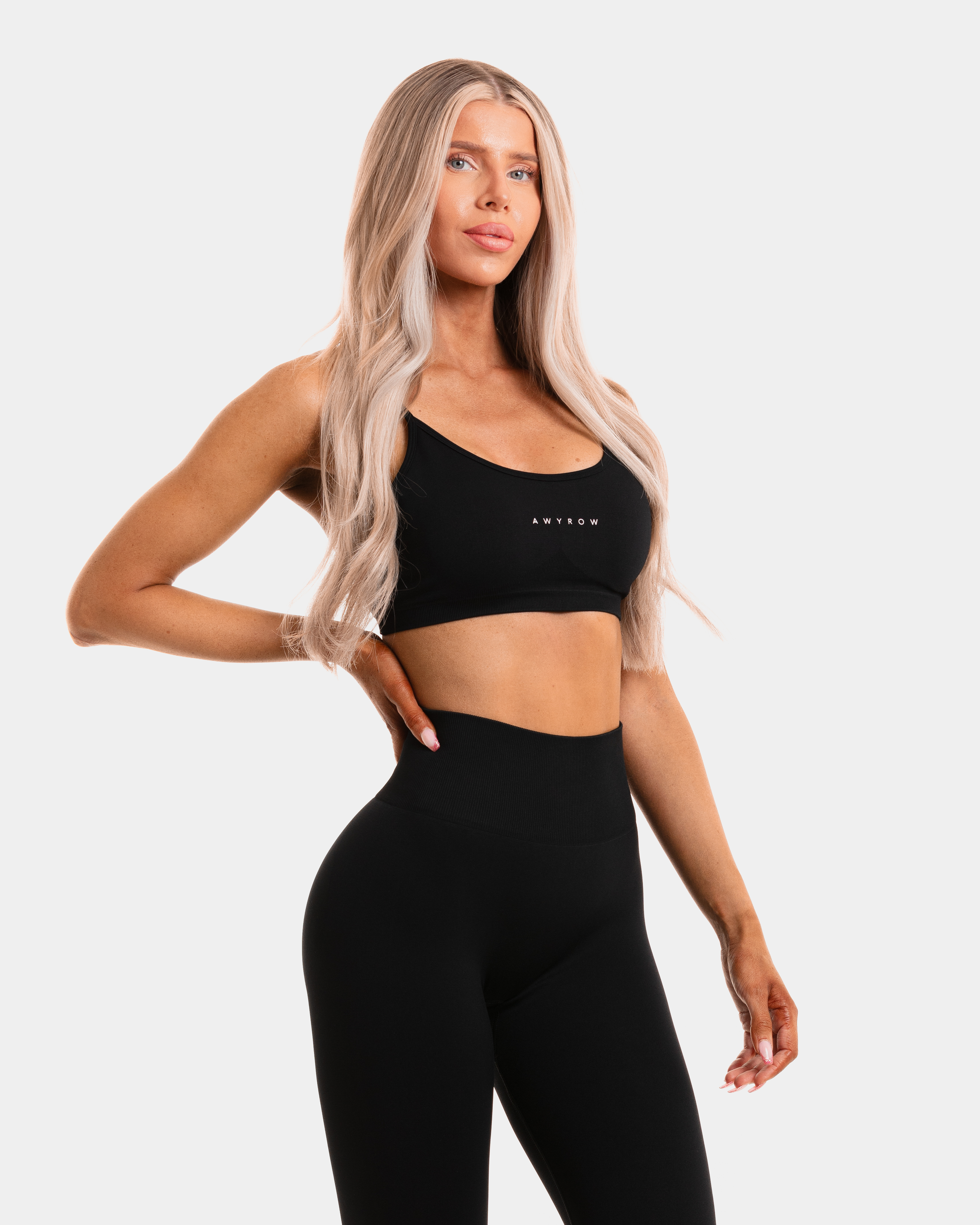 Black Sculpt Seamless Top