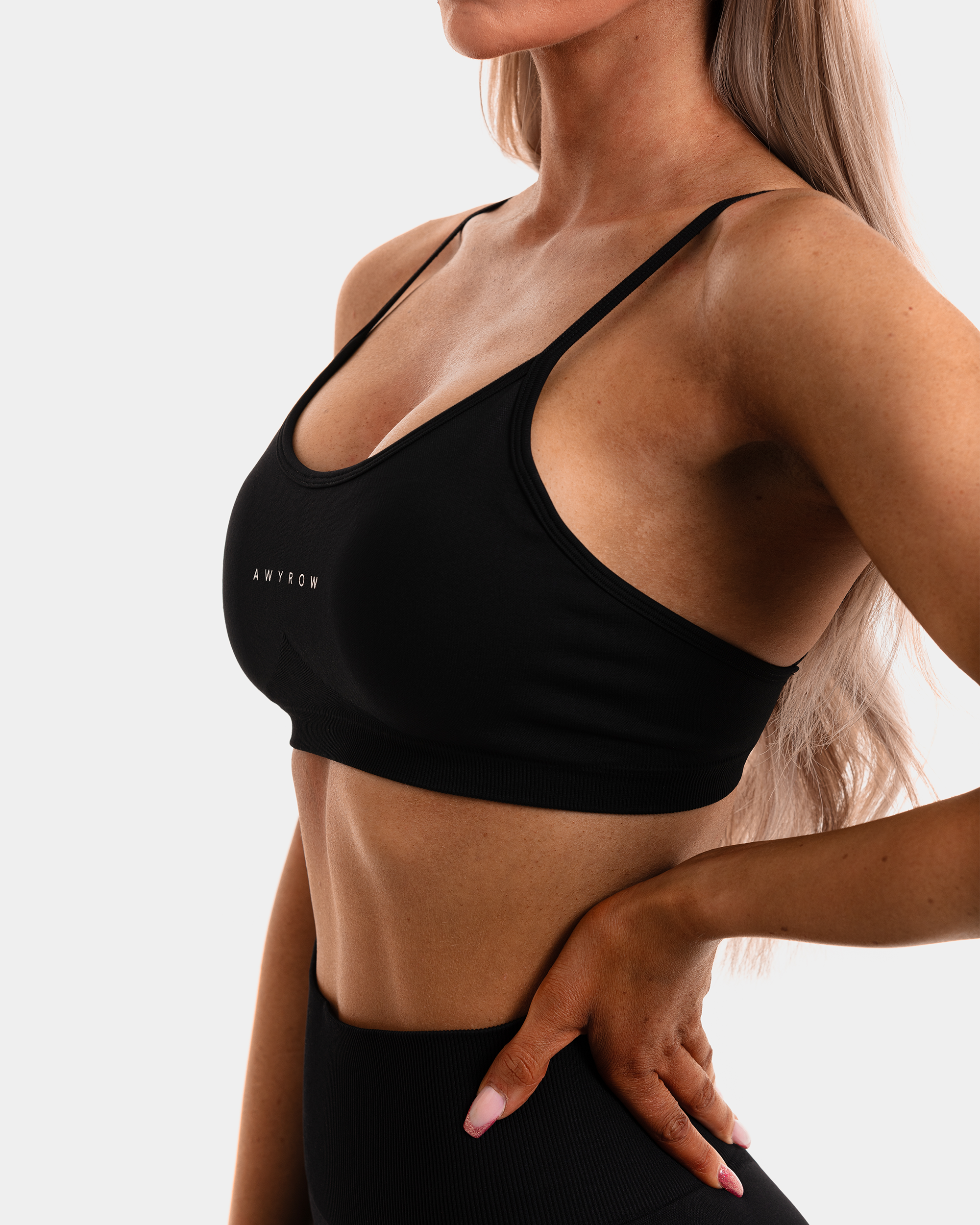 Black Sculpt Seamless Top