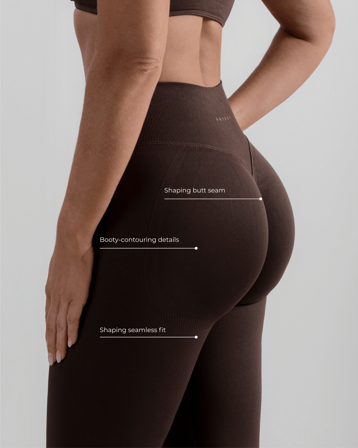 Core Seamless Tights - Cocoa