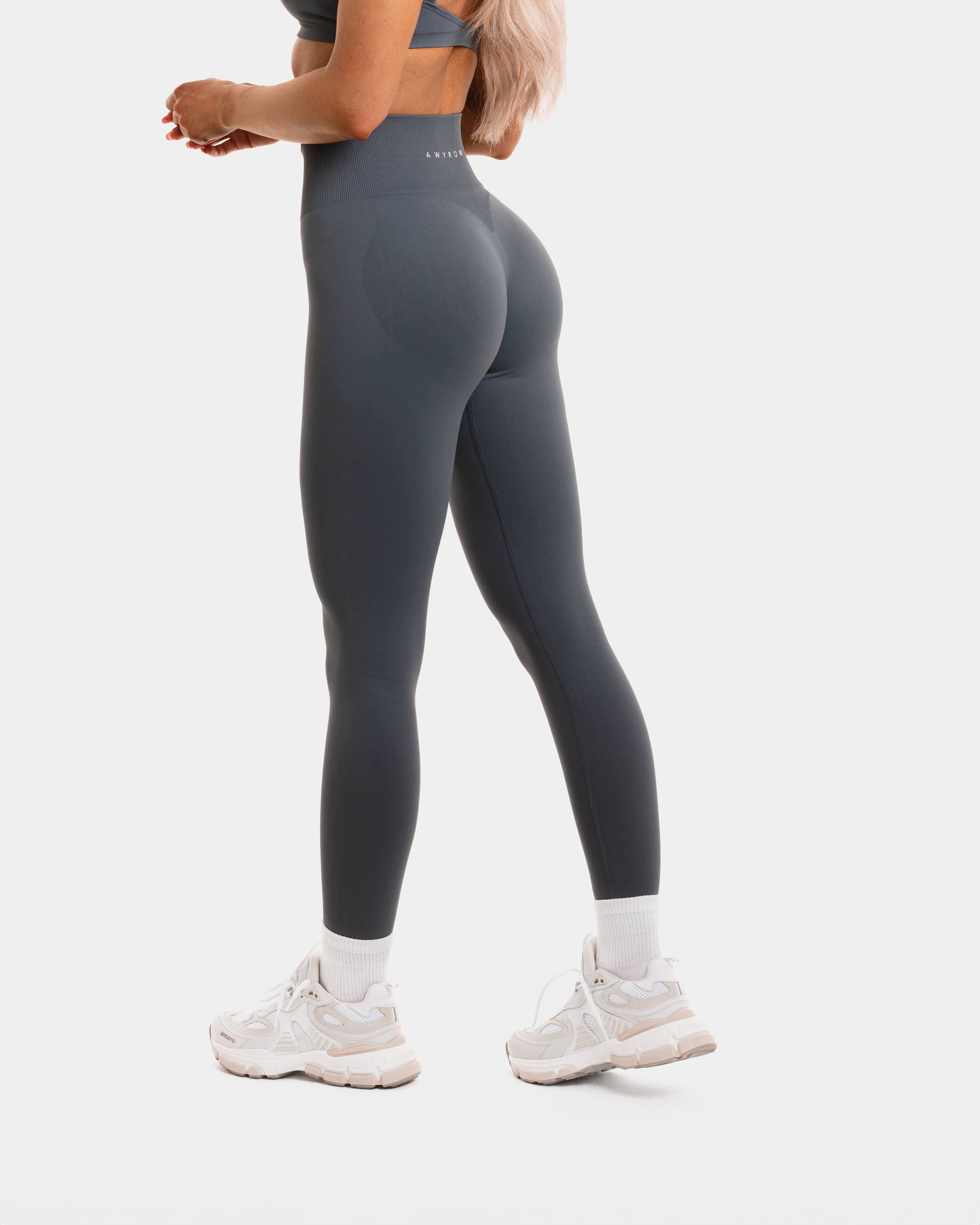 Silk Blue Sculpt Seamless Leggings