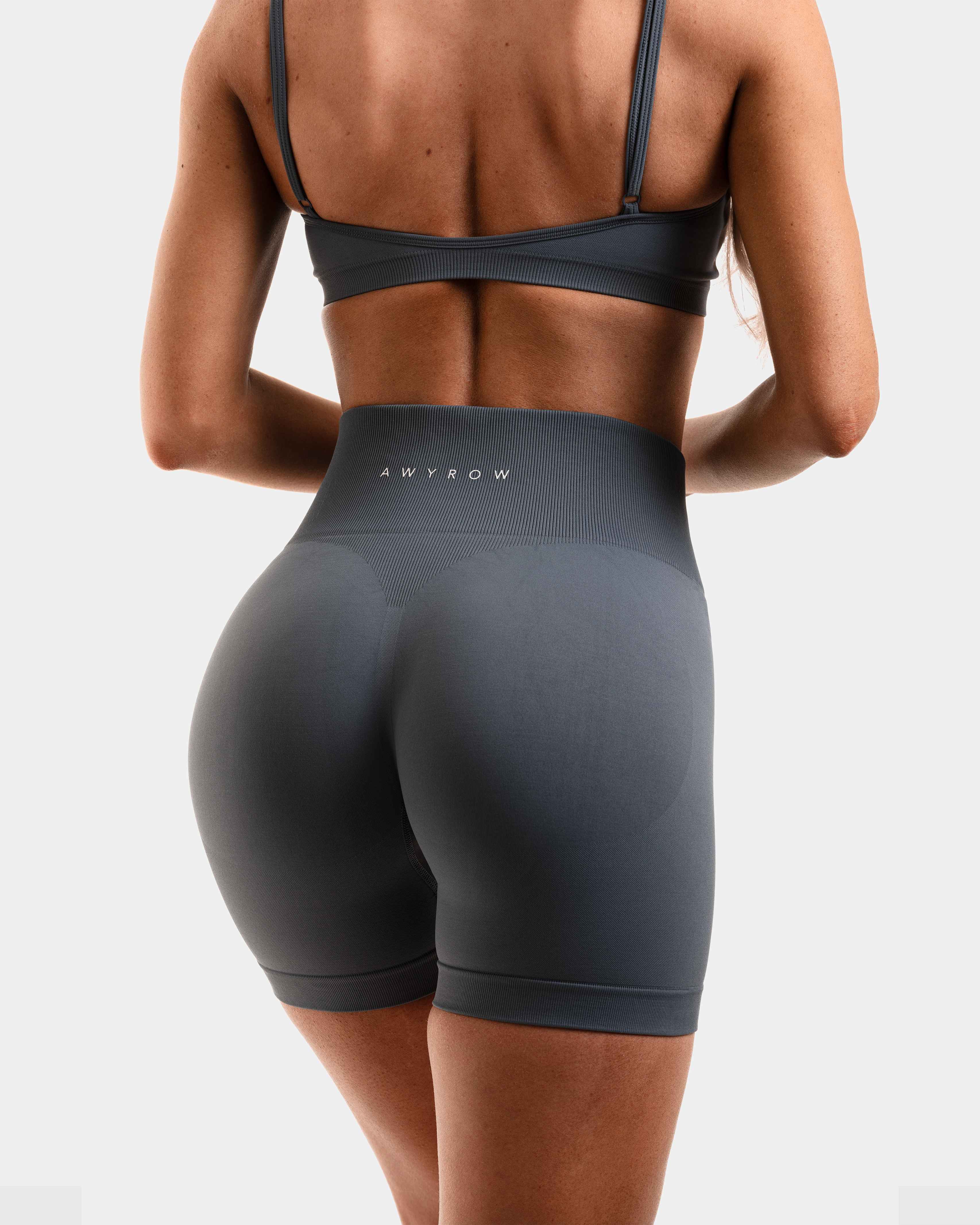 Silk Blue Sculpt Seamless Shorts