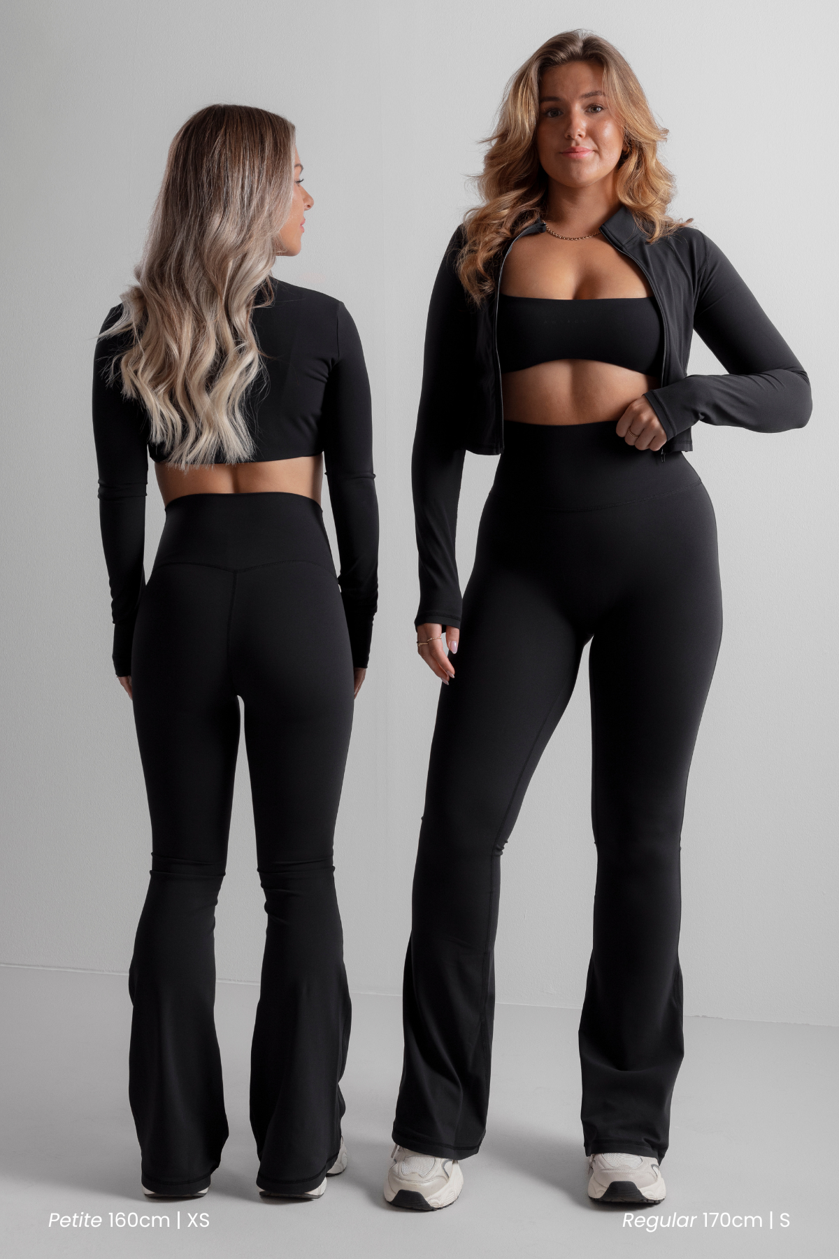 Black Soft Flared Pants