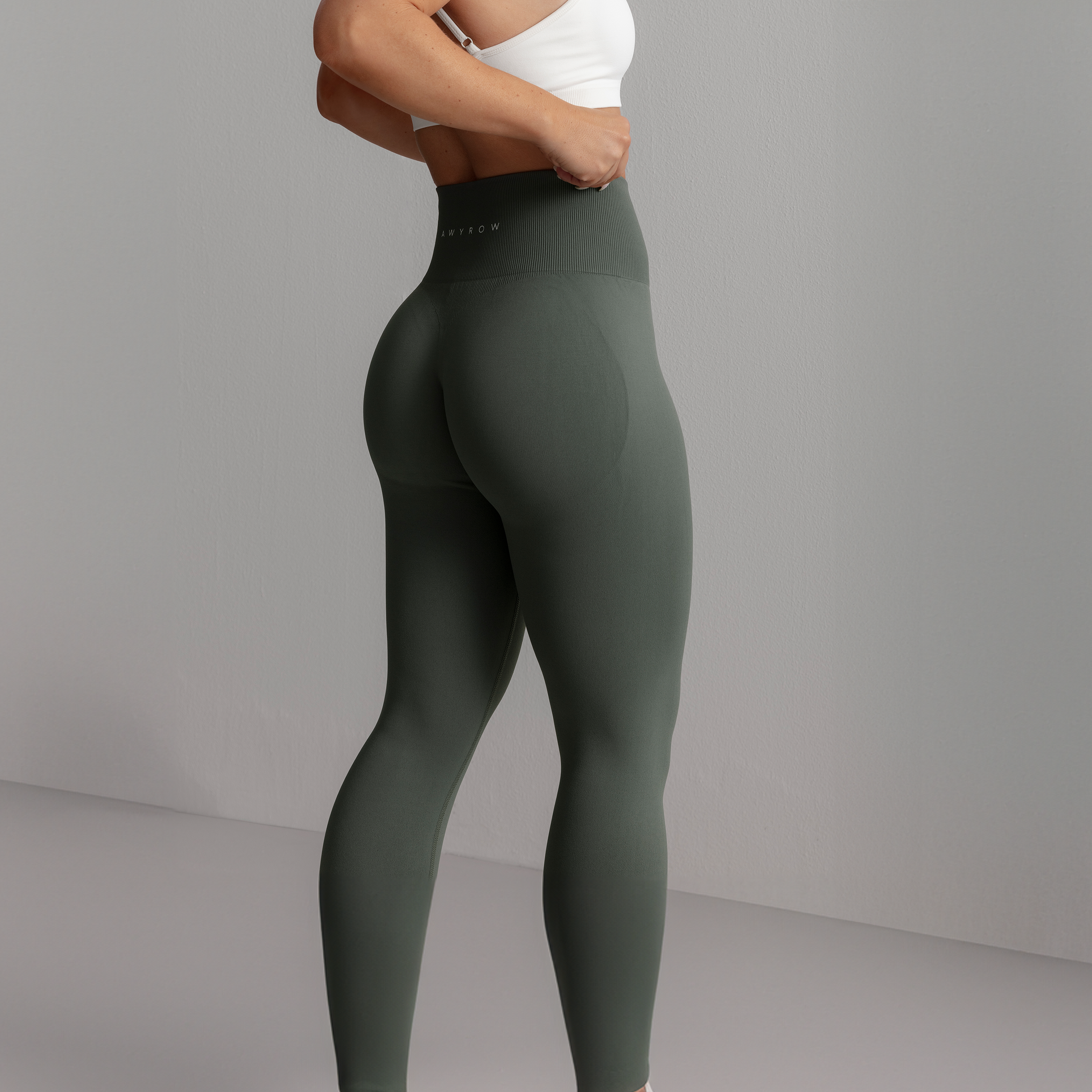Sage Khaki Sculpt Seamless Tights